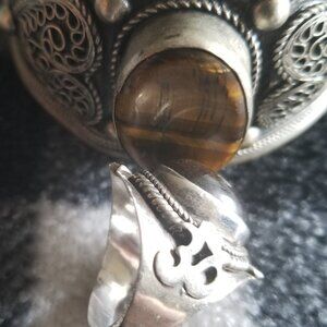 Tigers Eye Cuff and Ring Set